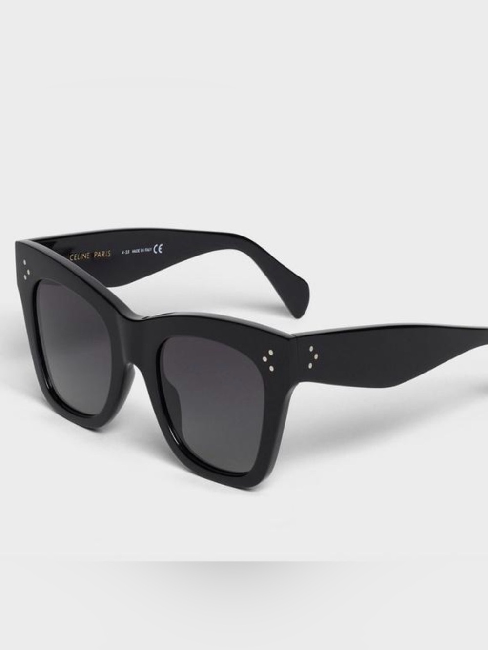 Celine Black Square Frame Sunglasses with Case